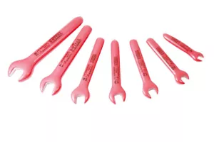 X-Steel Insulated Electrician VDE Single Open Jaw Spanner Wrenches Option 6-32mm - Picture 1 of 2