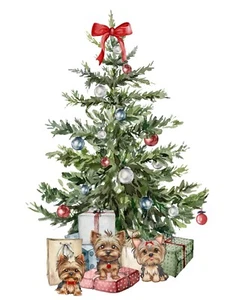 YORKSHIRE TERRIER, YORKIE Ceramic Ornament, GIFT FOR HER, GIFT FOR HIM, Dog - Picture 1 of 4