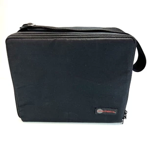Estuche de Transporte Sound Dimension 30 CD Negro Nylon Estuche Suave Cremallera con Correa De Colección - Imagen 1 de 14