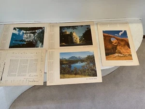 4 Vintage Mid-Century Prints from Standard Oil of California See Your West - Picture 1 of 15