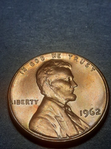 1962 P  Lincoln Memorial Cent, BU / MS / UNC. Free Shipping! Uncirculated! Cover
