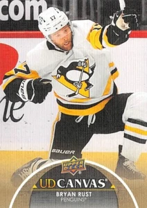 2021-22 UD Canvas #C65 Bryan Rust  **  Pittsburgh Penguins  ** - Picture 1 of 2