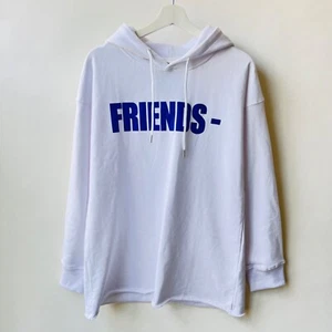 VLONE Friends Hoodie, white/blue/purple, Size M - Picture 1 of 9