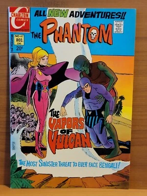 The Phantom #47 FN Charlton 1971  "The Vapors of Vulcan"   I Combine Shipping - Image 1 of 3