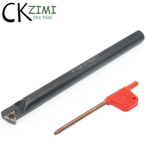 60° S12M STWCR11 12mm×150mm CNC Internal Turning Tool Holder + 1Pcs TCMT110204  - Picture 1 of 8