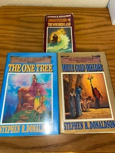  Stephen R Donaldson Second Chronicles of Thomas Covenant Unbeliever all 3 books - Picture 1 of 1