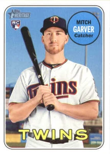 2018 Topps Heritage Baseball #529 Mitch Garver RC - Picture 1 of 2