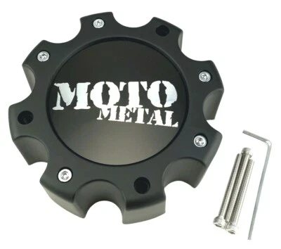 NEW Moto Metal MO961 Matte Black Bolt On Wheel Rim Center Cap 8 Lug 845L172S2 - Image 1 of 3