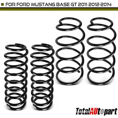 全新 4x 线圈弹簧适用于福特野马 2011 - 2014 3.7L 5.0L 前后 AR3Z5310A — 第 1/4 张图片