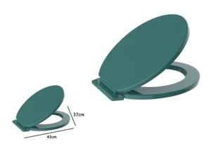 Sedile Coprivaso Wc Water Copriwater Bagno In Pvc Universale Verde Scuro dfh - Foto 1 di 1