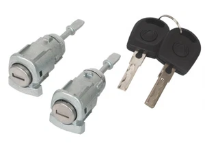 2x SERRATURA CILINDRETTO DESTRA+SINISTRA PER VW BORA GOLF IV LUPO POLO 9N T5 - Imagen 1 de 2