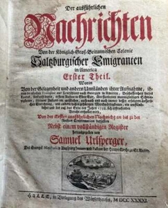 Samuel Urlsperger / Der Ausfuhrlichen Nachrichten Von Der Koniglich-Gross- 1741 - Picture 1 of 8