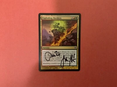 MTG Magic Exploding Borders Signed X1 Artist Proof CON Conflux Boros & Szikszai - Image 1 of 2