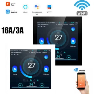 Smart WiFi Bodenthermostat Tuya Elektro / Warmwasserbereitung Temperaturregler - Bild 1 von 16