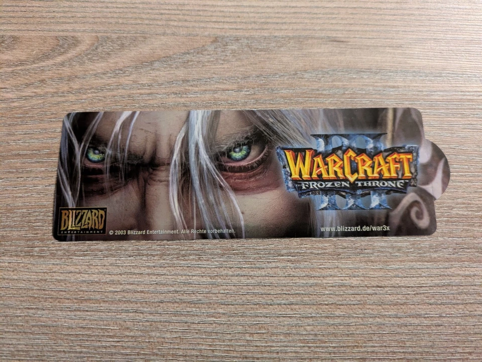 Aufkleber Sticker Warcraft 3 Frozen Throne Blizzard 2003 Selten Rarität Promo - Bild 1 von 1
