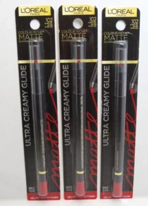 L'OREAL COLOUR RICHE MATTE LIP LINER102 IN-MATTE UATED WITH YOU 0.04 OZ 3 PC LOT - Picture 1 of 5