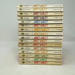 Vintage (16) Romance Book Lot JANET DAILEY Paperback - Imagen 1 de 8
