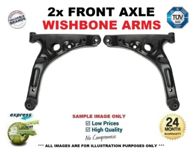 2x Front Axle WISHBONE ARMS for FORD TRANSIT Bus 2.0 DI F_E F_F F_G 2000-2006 - Image 1 of 4
