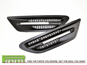 ABS Black Fender Side Grille Cover Replacement For 2012-2014 BMW F10 M5 Only - Picture 1 of 1