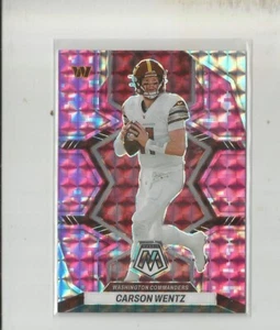2022 Panini Mosaic CARSON WENTZ Mosaic Camo Pink - Picture 1 of 1