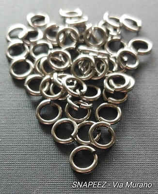 Anillo de salto SNAPEEZ® II ULTRAPLATE® Ulra seguro sin soldadura 8 mm. Hecho en USA. Foto 1 de 2