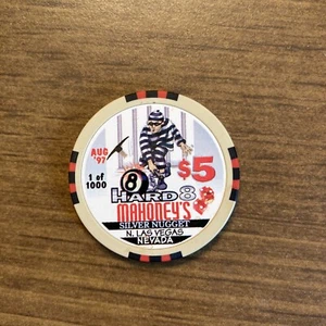 5 $ Mahoney's Hard. 8 9 Las Vegas Nevada Casino Chip - Bild 1 von 2