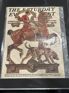 1929 October 19th THE SATURDAY EVENING POST MAGAZINE - ILLUSTRATED COVER Rare - Picture 1 of 11