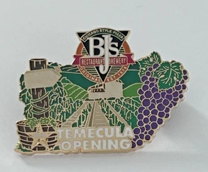 BJS Restaurant Employee Advertising Temecula CA California 2006 Lapel Pin - Picture 1 of 3