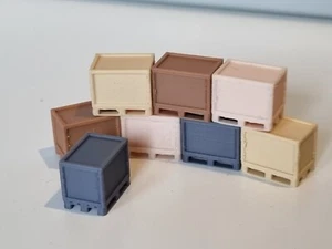 Cajas grandes calibre HO ""varios colores"" escala 1/87 - Imagen 1 de 14