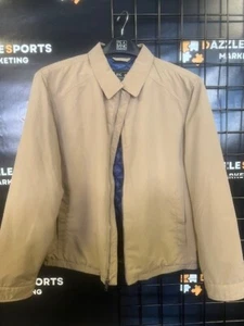 Jos. A. Bank Traveler Beige Men's Lightweight Full Zip Jacket Large - Picture 1 of 1
