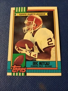 1990 ERIC METCALF TOPPS NFL CARD #157 CLEVELAND BROWNS TEXAS LONGHORNS FALCONS - Bild 1 von 2
