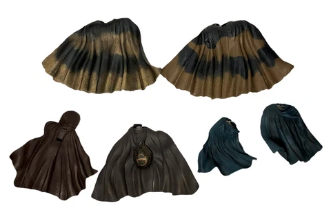 2004 Toy Biz Lord Of The Rings Diorama Replacements Action Figures Capes (6) Lot Cover