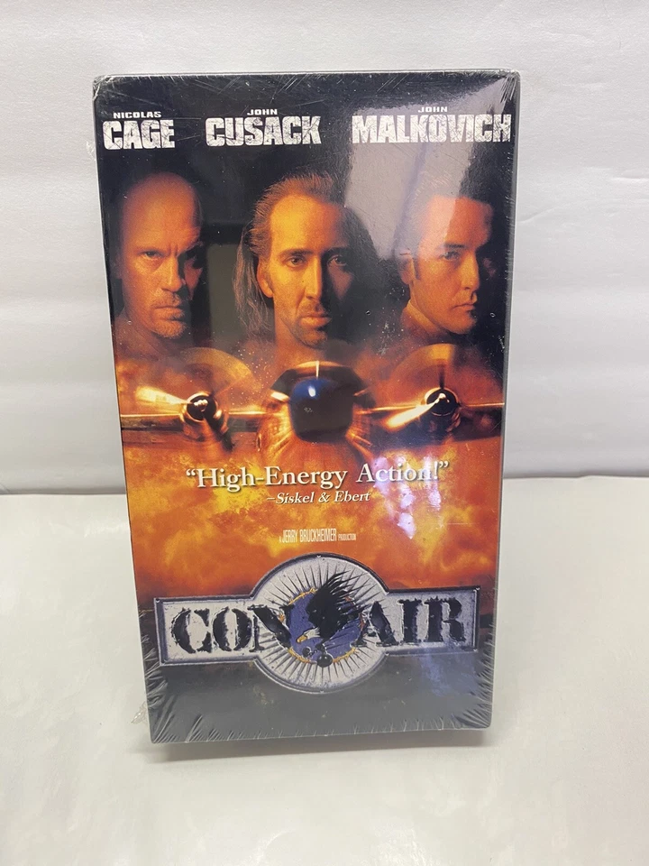 Con Air (VHS, 1997) Nicolas Cage Brand New Factory Sealed 🔥 Foto 1 de 4