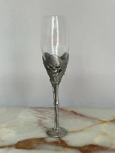 Myths and Legends Veronese Pewter Drinking Wine Glass Skull Gothic - Picture 1 of 7