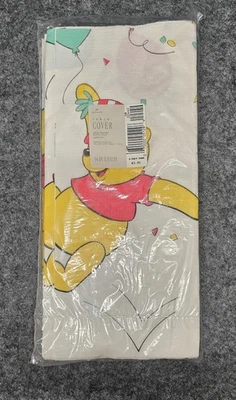 Winnie The Pooh Birthday Table Cover Vtg Disney Hallmark Party Tablecloth  - Image 1 of 4