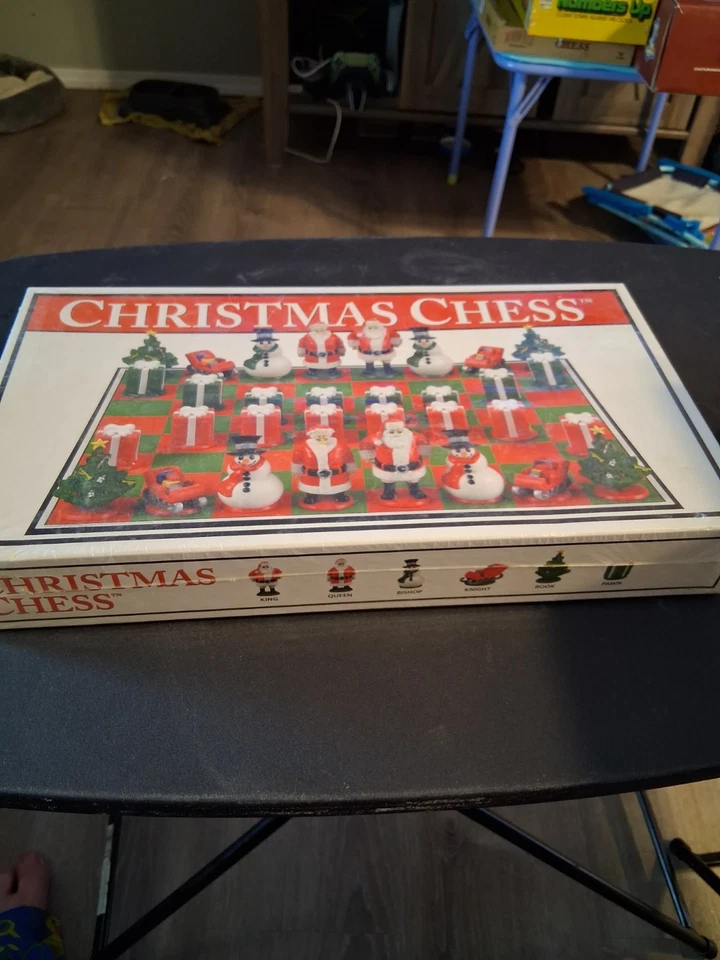 Rare Christmas Chess Set - Big League Promotions Santa Novelty 2001 Complete - Image 1 of 4