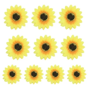 10lots Sunflower Pattern Hair Clip Minimalists Styling Hair Barrettes Daily Wear - Picture 1 of 8