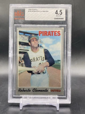 1970 Topps #350 Roberto Clemente HOF BVG 4.5 Pittsburgh Pirates VTG Card - Image 1 of 2