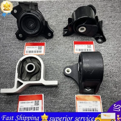 4PCS Motor Mount Fits For 01-05 Honda Civic 1.7L w/ Auto Trans A6595 A6591 A6588 - Image 1 of 3