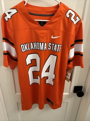 Camiseta de fútbol americano intocable Oklahoma State Cowboys #24 naranja para hombre pequeña nueva con etiquetas Foto 1 de 4