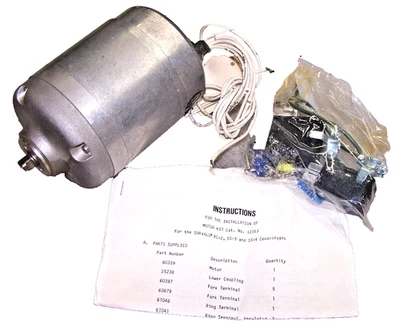 Kit de motor Sorvall 12353 para centrifugadoras RC-2, SS-3 y SS-4 120 VAC 7043-240 Foto 1 de 4