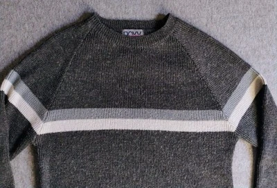 Vintage Roxy Quicksilver Sweater  Women's Medium Gray Wool Blend Pullover Y2k  - Image 1 of 4