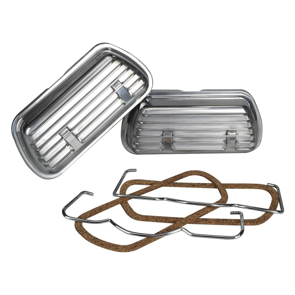 Cubiertas de válvula de aluminio con aletas Volkswagen 1956-1979 1200cc-1600cc Foto 1 de 1