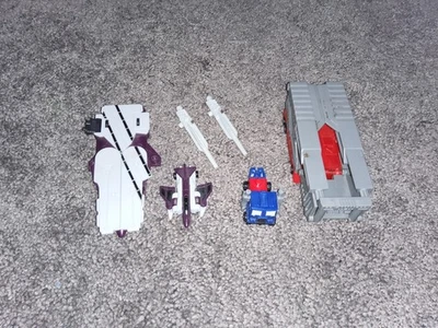 Transformers  G1 complete set Overload Flattop   micromasters carriers - Image 1 of 4