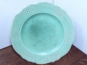 Rare Homer Laughlin Trellis Pattern Dinner Plate 10" Green Restaurant Ware - Picture 1 of 8