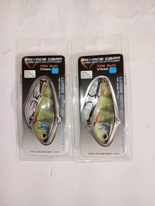 2 Savage Gear TPE Soft Vibes 66 2&1/2" 4/5 oz. Yellow Perch - Picture 1 of 1
