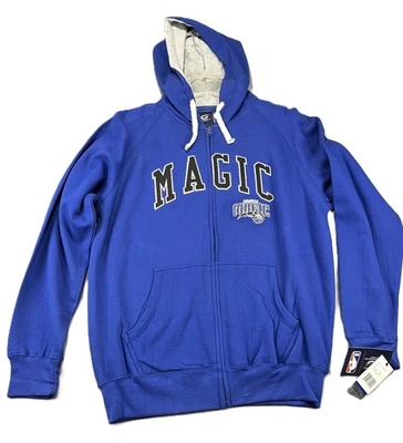 Large Men's NBA Basketball Orlando Magic Full Zip Hoodie Sweatshirt - Image 1 of 4
