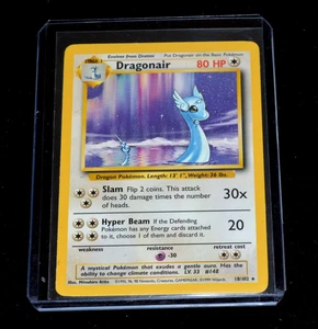 AUTÉNTICO POKEMON TCG DRAGONAIR 80 HP No Holo VERDADERO CASI NUEVO 18/102 - Imagen 1 de 6