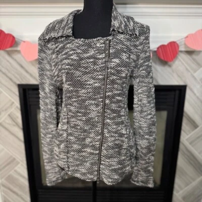 Saturday Sunday by Anthropologie Gray Moto Blazer size Medium - Image 1 of 3