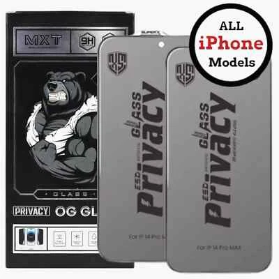 MXT Premium Privacy Screen Protector for iPhone 17 16 15 11 13 12 14Plus Pro Max - Image 1 of 4